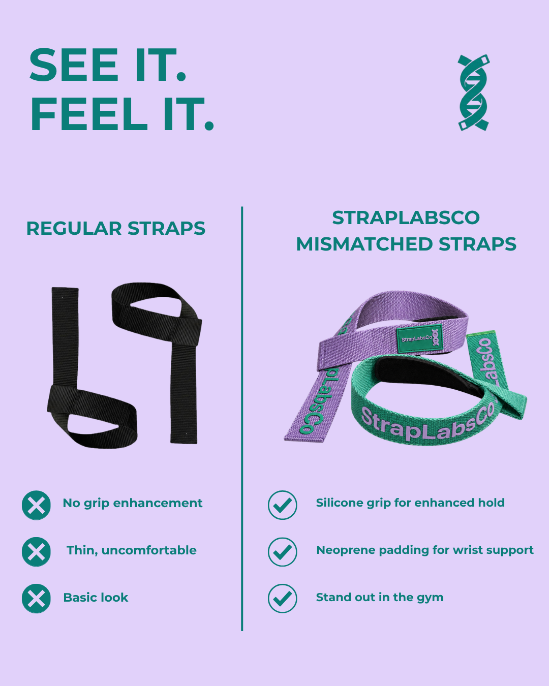 Mermaid Lifting Straps
